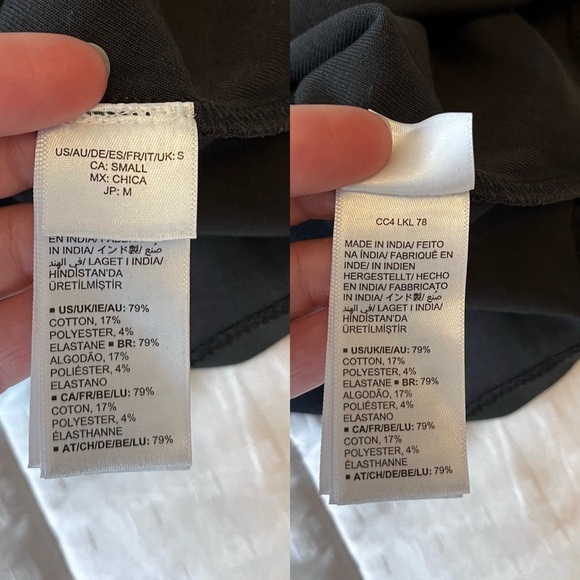 NWOT The Drop Crop Top S Black - Picture 9 of 12